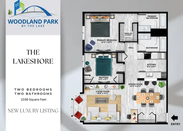 Property at 637 E Woodland Park Ave Unit 626-209, Chicago, IL, 60616, 2 beds, 2 baths, [object Object]