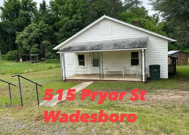 Property at 515 Pryor St, Wadesboro, NC, 28170, 2 beds, 1 bath, [object Object]