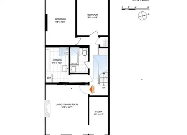 Property at 43 Linden St Unit 3, Brooklyn, NY, 11221, 3 beds, 1 bath, [object Object]