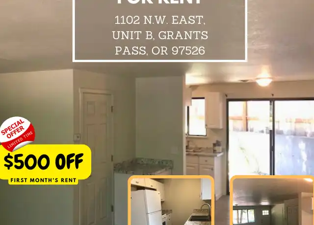 Property at 1102 NW E St Unit b, Grants Pass, OR, 97526, 2 beds, 1 bath, [object Object]
