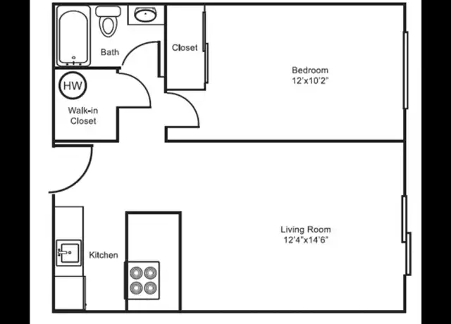 Property at 1818 W Fourth Plain Blvd, Vancouver, WA, 98660, 1 bed, 1 bath, [object Object]