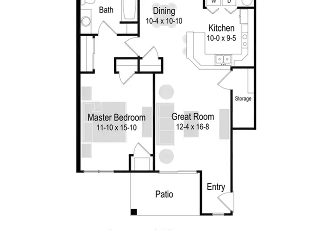 Property at 1830 Meadow LN Unit 12821-106, Pewaukee, WI, 53072, 1 bed, 1 bath, [object Object]