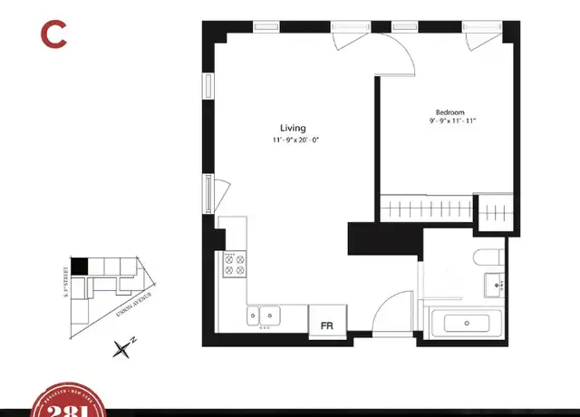 Property at 281 Union Ave Unit 3C, Brooklyn, NY, 11211, 1 bed, 1 bath, [object Object]