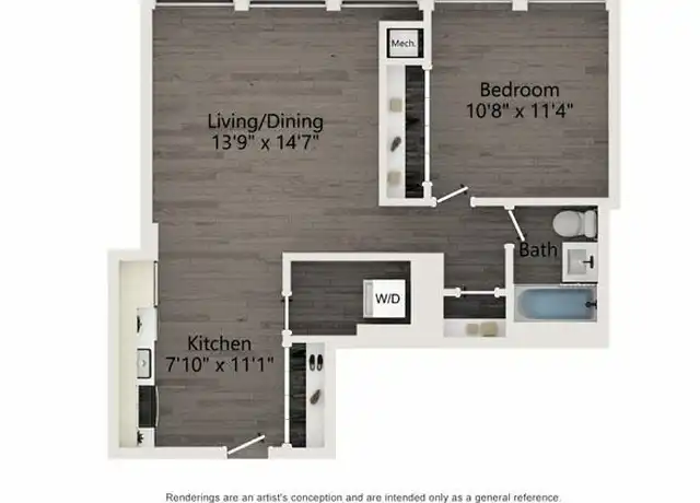 Property at 1922 W Ogden Ave Unit 1508, Chicago, IL, 60612, 1 bed, 1 bath, [object Object]