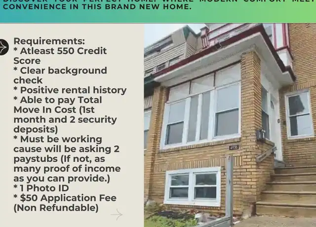 Property at 4936 N 17th St Unit 1, Philadelphia, PA, 19141, 2 beds, 1 bath, [object Object]