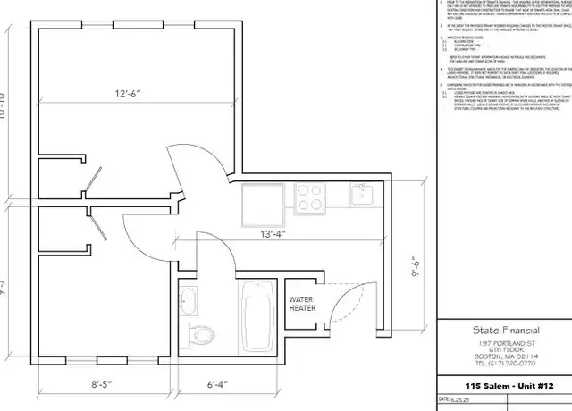 Property at 115 Salem St, Boston, MA, 02113, 2 beds, 1 bath, [object Object]