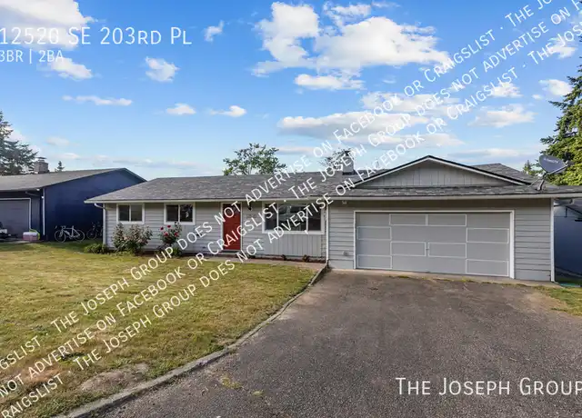 Property at 12520 SE 203rd Pl, Kent, WA, 98031, 3 beds, 2 baths, [object Object]