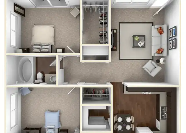 Property at Evergreen Manor Apartments - 3456 Evergreen Ln Unit A, St. Louis, MO, 63125, 2 beds, 1 bath, [object Object]