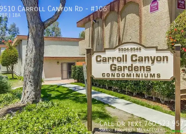 Property at 9510 Carroll Canyon Rd #106, San Diego, CA, 92126, 2 beds, 1 bath, [object Object]