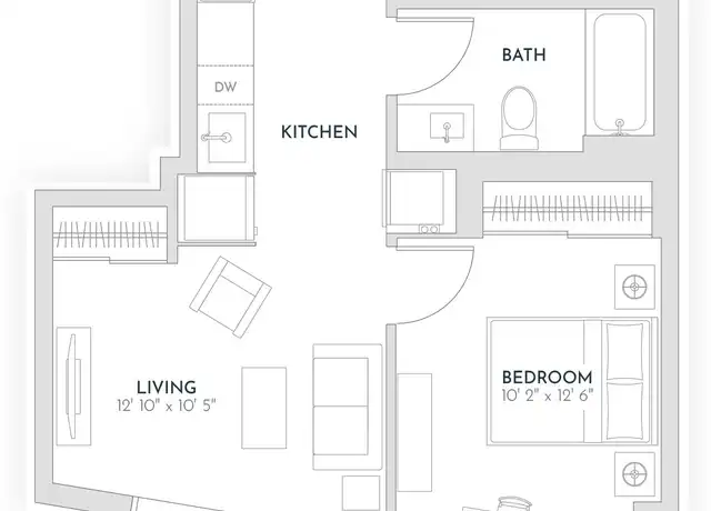 Property at 1125 W Van Buren St Unit 1704, Chicago, IL, 60607, 1 bed, 1 bath, [object Object]