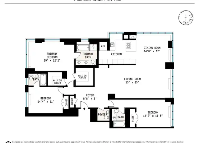 Property at 2 Columbus Ave Unit 19A, New York, NY, 10023, 3 beds, 3.5 baths, [object Object]