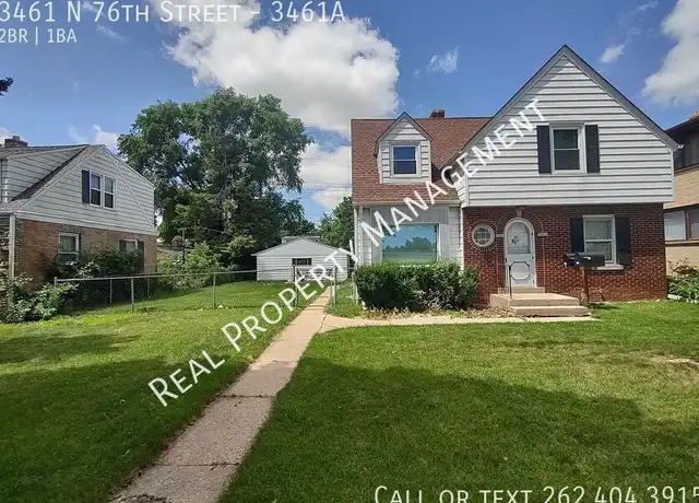 Property at 3461 N 76th St Unit 3461A, Milwaukee, WI, 53222, 2 beds, 1 bath, [object Object]