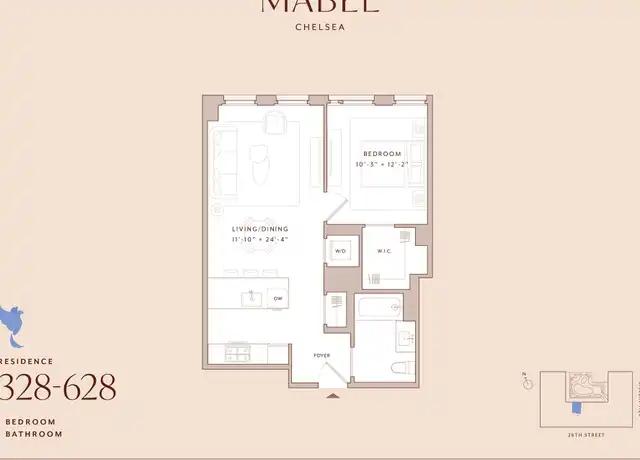 Property at 335 8th Ave Unit 428, New York, NY, 10001, 1 bed, 1 bath, [object Object]