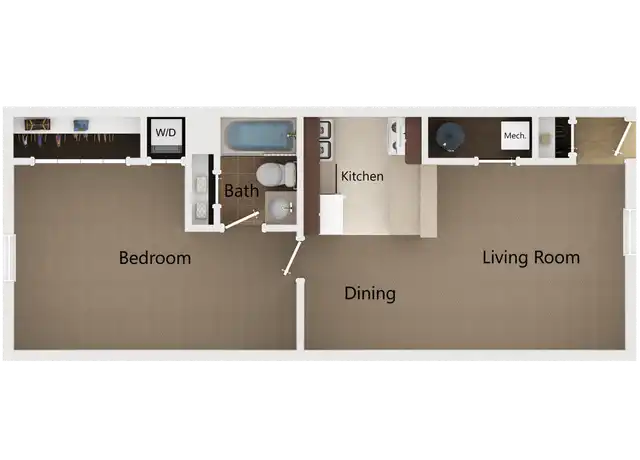 Property at 305 Birch St Unit 311-12, Champaign, IL, 61820, 1 bed, 1 bath, [object Object]