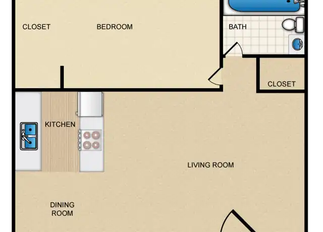 Property at 201 N Garden Ave Unit 52-02 (DM1AC), Sierra Vista, AZ, 85635, 1 bed, 1 bath, [object Object]