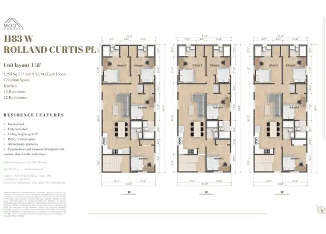 Property at 1181 Rolland Curtis Pl, Los Angeles, CA, 90037, 4 beds, 4 baths, [object Object]