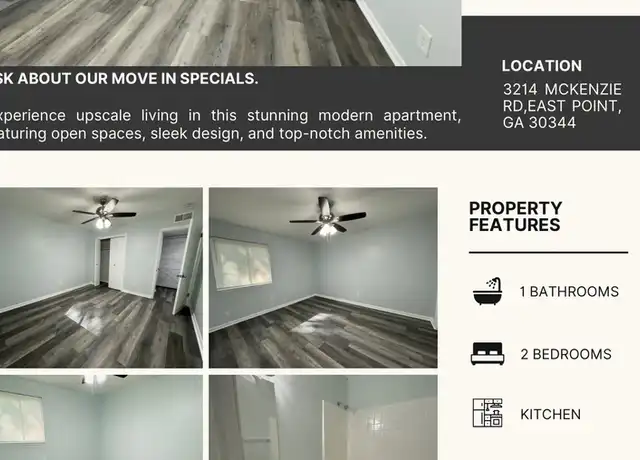 Property at 3214 McKenzie Rd Unit 3205, Atlanta, GA, 30344, 2 beds, 1 bath, [object Object]