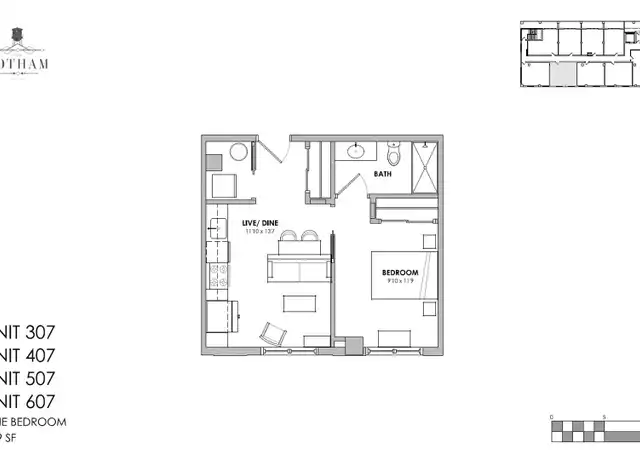 Property at 2034 N 2nd St Unit 407, Philadelphia, PA, 19122, 1 bed, 1 bath, [object Object]