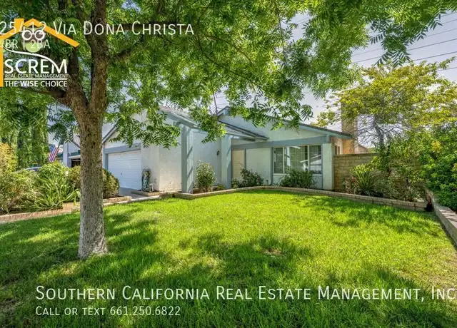 Property at 25412 Via Dona Christa, Valencia, CA, 91355, 4 beds, 2 baths, [object Object]