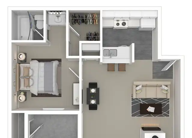 Property at 6720 Wood Hollow Dr Unit 1638, Austin, TX, 78731, 1 bed, 1 bath, [object Object]