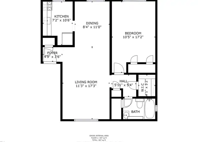 Property at 5360 Quincy Pl Unit 5352-201, Hyattsville, MD, 20784, 1 bed, 1 bath, [object Object]