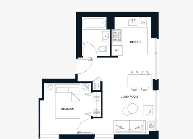 Property at 2171 Frederick Douglass Blvd Unit 2-B, New York, NY, 10026, 1 bed, 1 bath, [object Object]