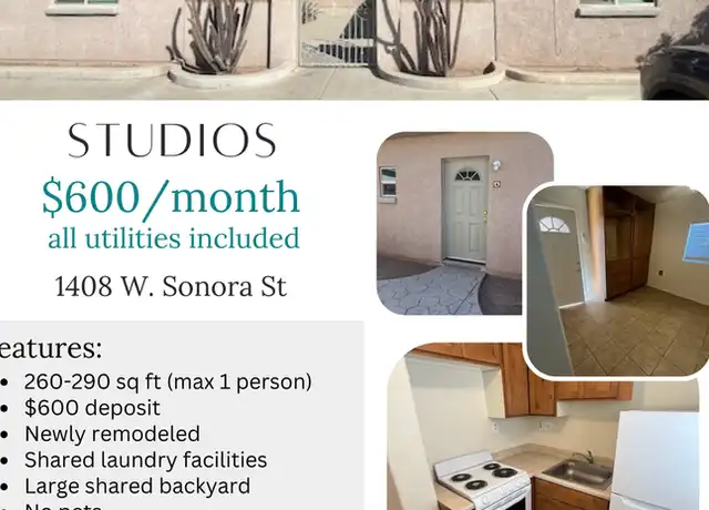 Property at 1408 W Sonora St Unit 1, Tucson, AZ, 85745, 0 beds, 1 bath, [object Object]