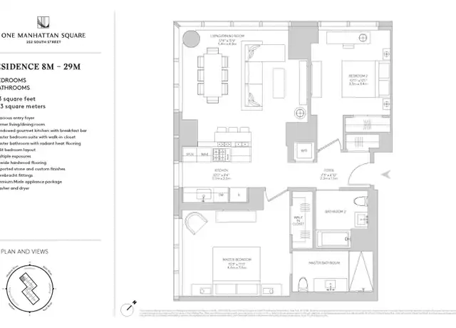 Property at 252 South St Unit 10M, New York, NY, 10002, 2 beds, 2 baths, [object Object]