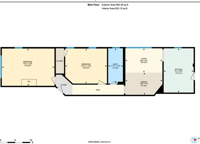 Property at WPI/Elm Park - 113 Elm St, Worcester, MA, 01609, 2 beds, 1 bath, [object Object]