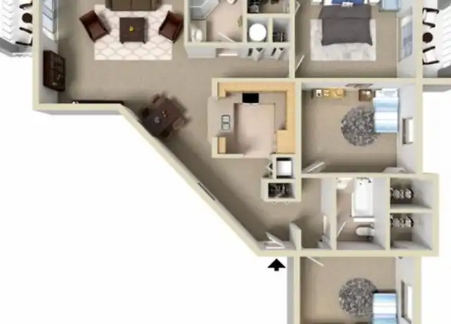 Property at 1973 Brandywine Rd Unit 1973-208, West Palm Beach, FL, 33409, 3 beds, 2 baths, [object Object]