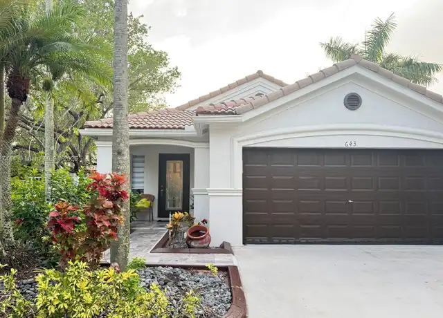 Property at 643 Conservation Dr, Weston, FL, 33327, 3 beds, 2 baths, [object Object]