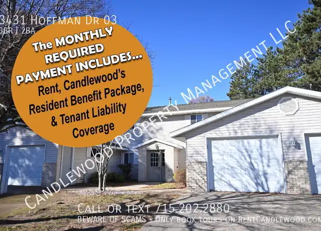 Property at 3431 Hoffman Dr Unit 03, Plover, WI, 54467, 3 beds, 1.5 baths, [object Object]