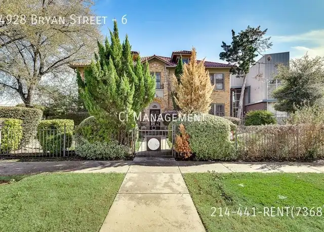 Property at 4928 Bryan St Unit 6, Dallas, TX, 75206, 1 bed, 1 bath, [object Object]