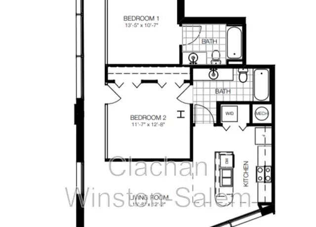 Property at 101 E 6th St Unit 501, Winston-Salem, NC, 27101, 2 beds, 2 baths, [object Object]