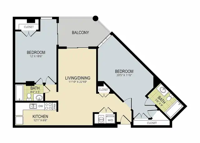 Property at The Redwood Apartments - 11 S Eutaw St, Baltimore, MD, 21201, 1-2 bed, 1-2 bath, [object Object]