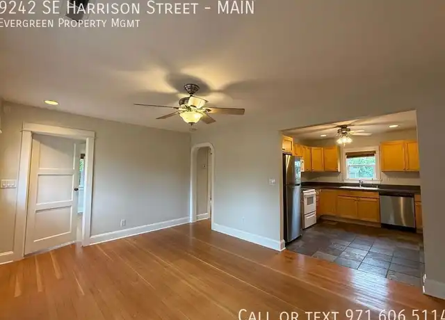 Property at 9242 SE Harrison St Unit MAIN, Portland, OR, 97216, 2 beds, 1 bath, [object Object]