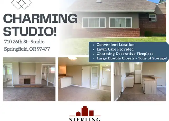 Property at 710 26th St Unit Studio, Springfield, OR, 97477, 0 beds, 1 bath, [object Object]