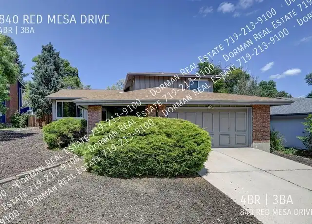 Property at 840 Red Mesa Dr, Colorado Springs, CO, 80906, 4 beds, 3 baths, [object Object]