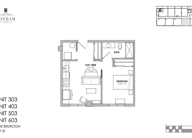 Property at 2034 N 2nd St Unit 503, Philadelphia, PA, 19122, 1 bed, 1 bath, [object Object]