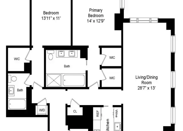Property at 30 Park Pl Unit 56C, New York, NY, 10007, 2 beds, 2.5 baths, [object Object]