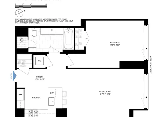 Property at 200 W End Ave Unit 16B, New York, NY, 10023, 1 bed, 1 bath, [object Object]