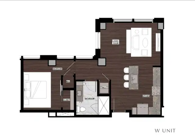 Property at 6 E 5th St Unit 404, Tulsa, OK, 74103, 1 bed, 1 bath, [object Object]