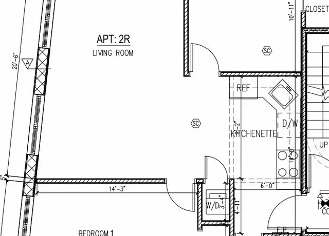 Property at 577 77th St Unit 2R, Brooklyn, NY, 11209, 2 beds, 1 bath, [object Object]