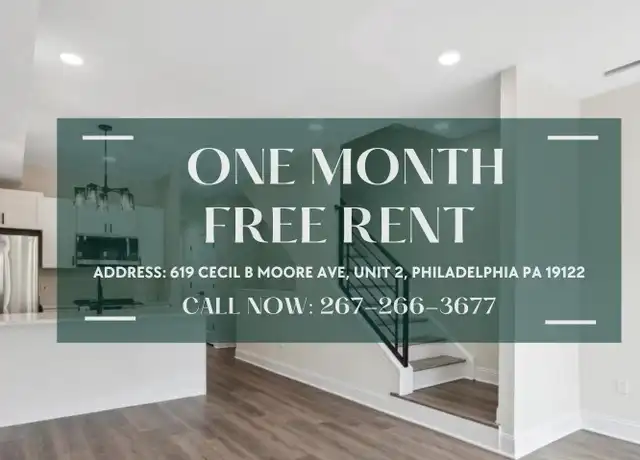 Property at 619 Cecil B. Moore Ave Unit 2, Philadelphia, PA, 19122, 3 beds, 3 baths, [object Object]
