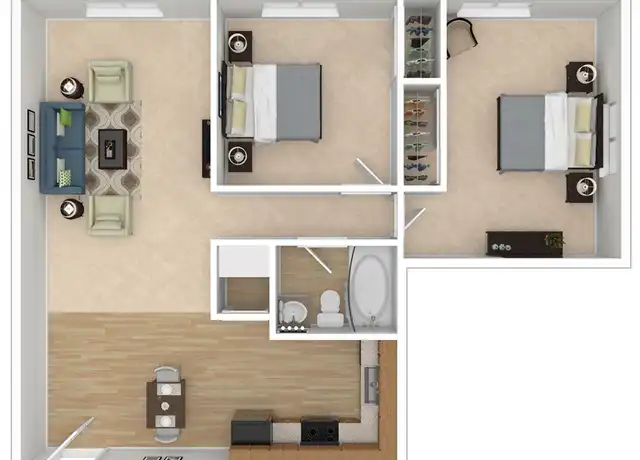 Property at 2565 Riverside Dr Unit 2599-4J, Columbus, OH, 43221, 1 bed, 1 bath, [object Object]