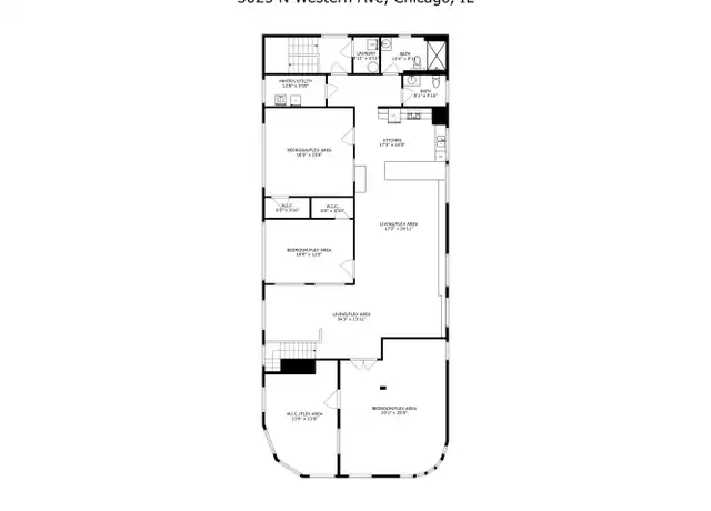 Property at 3025 N Western Ave Unit 2, Chicago, IL, 60618, 3 beds, 1.5 baths, [object Object]