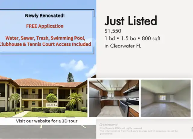Property at 2212 Hammock Pine Blvd #2212, Clearwater, FL, 33761, 1 bed, 1.5 baths, [object Object]