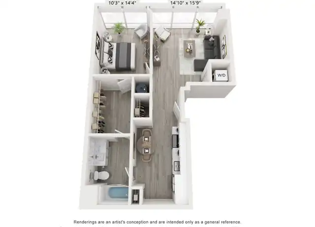 Property at 835 Hamilton St Unit 301, Allentown, PA, 18101, 1 bed, 2 baths, [object Object]