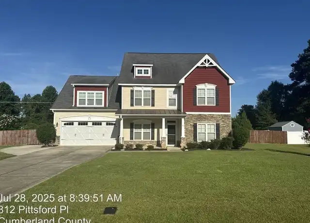 Property at 812 Pittsford Pl, Hope Mills, NC, 28348, 4 beds, 3 baths, [object Object]
