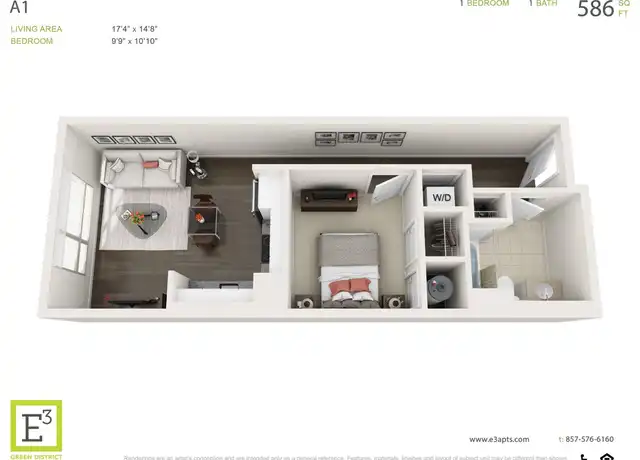 Property at 65 Brainerd Rd Unit 65-319, Boston, MA, 02134, 1 bed, 1 bath, [object Object]